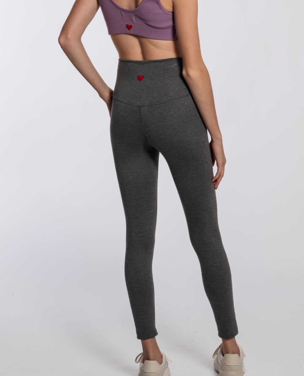 Silhouette Crossover Leggings - Washed Black – Lounge Underwear