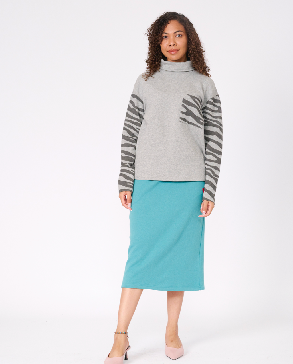 Renata Turtleneck Sweatshirt