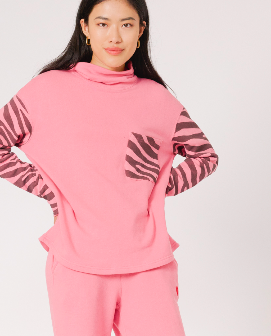 Renata Turtleneck Sweatshirt