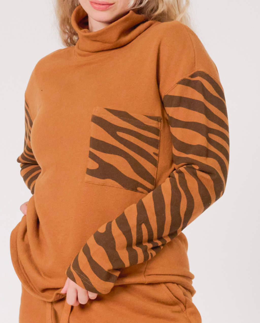 Renata Turtleneck Sweatshirt