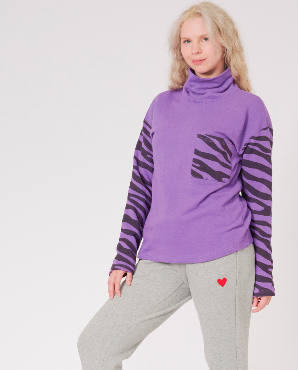 Renata Turtleneck Sweatshirt