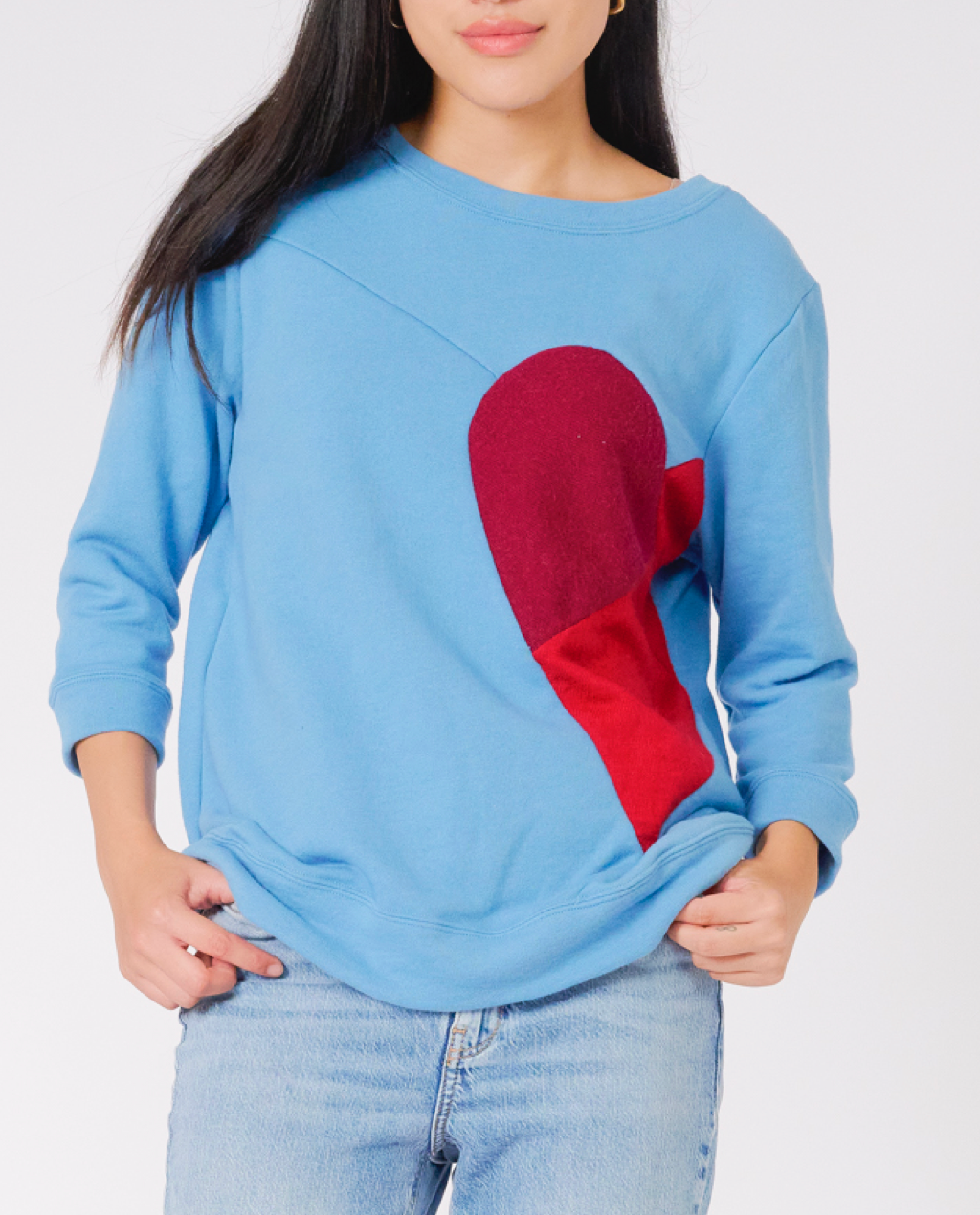 La hearts vintage raglan on sale sweatshirt