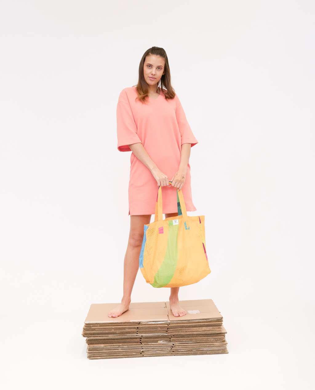 Sasha V-neck Tunic Dress