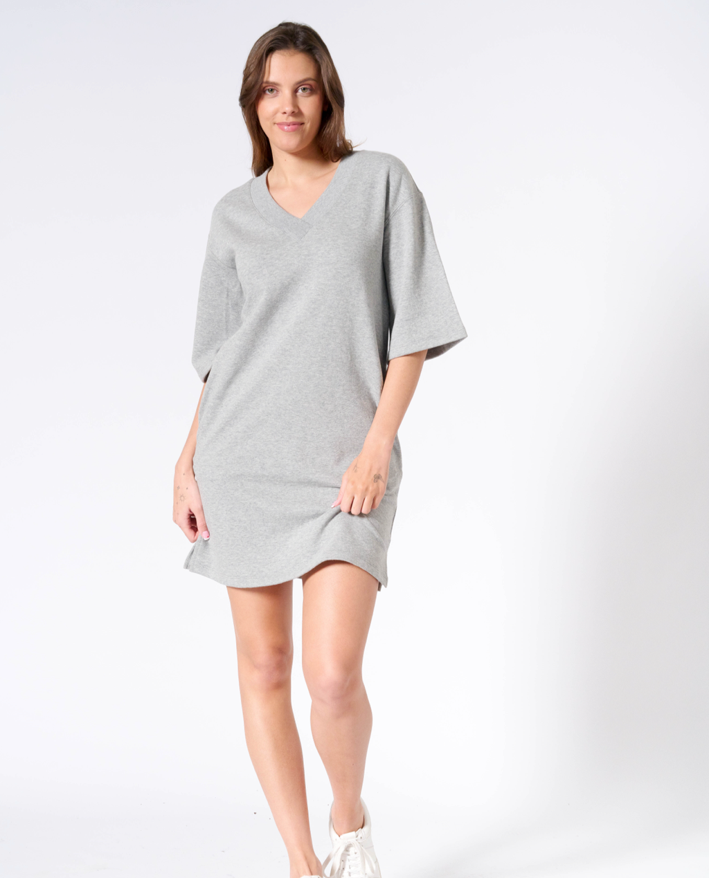 Sasha V-neck Tunic Dress