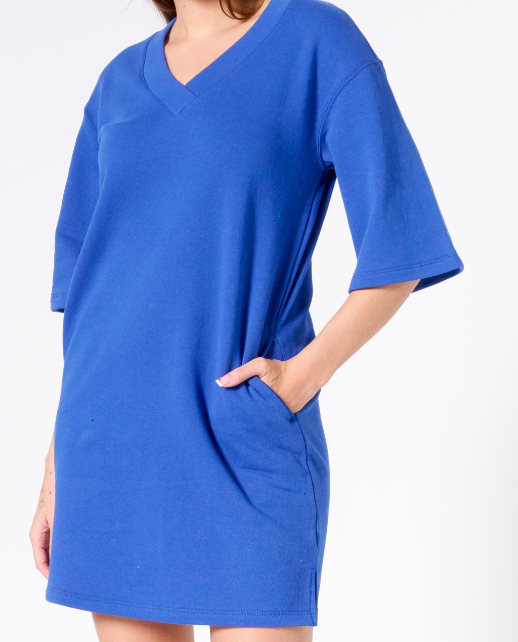 Sasha V-neck Tunic Dress