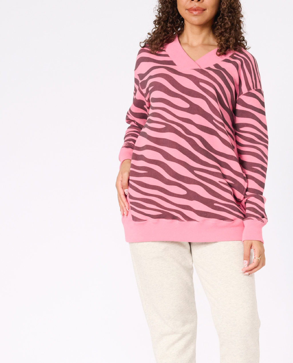 Tola V-Neck Sweatshirt