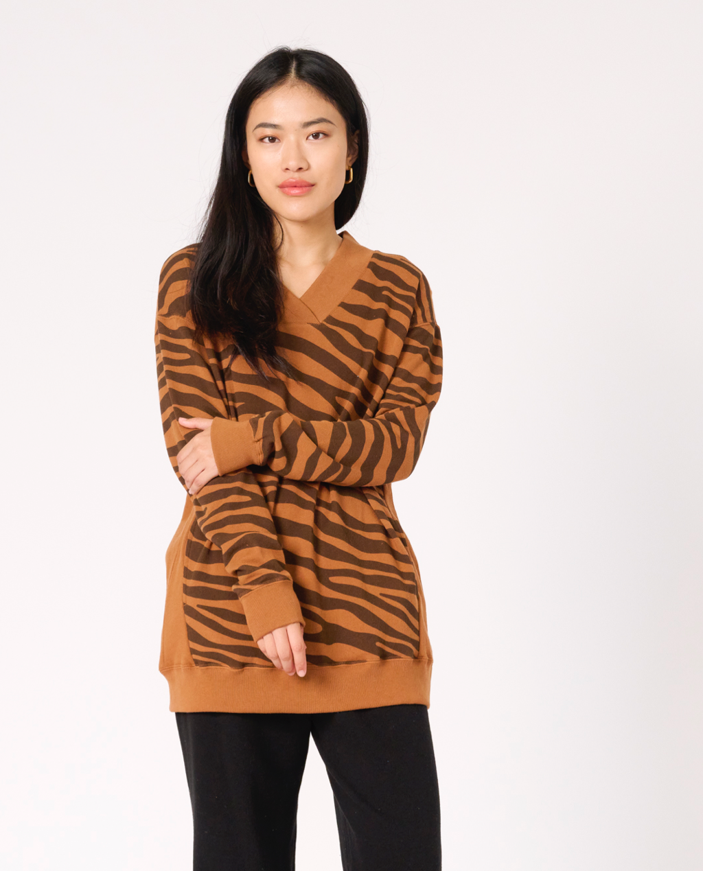 Tola V-Neck Sweatshirt