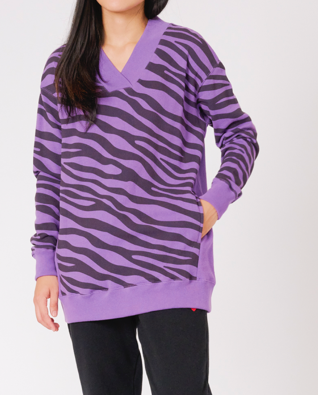 Tola V-Neck Sweatshirt