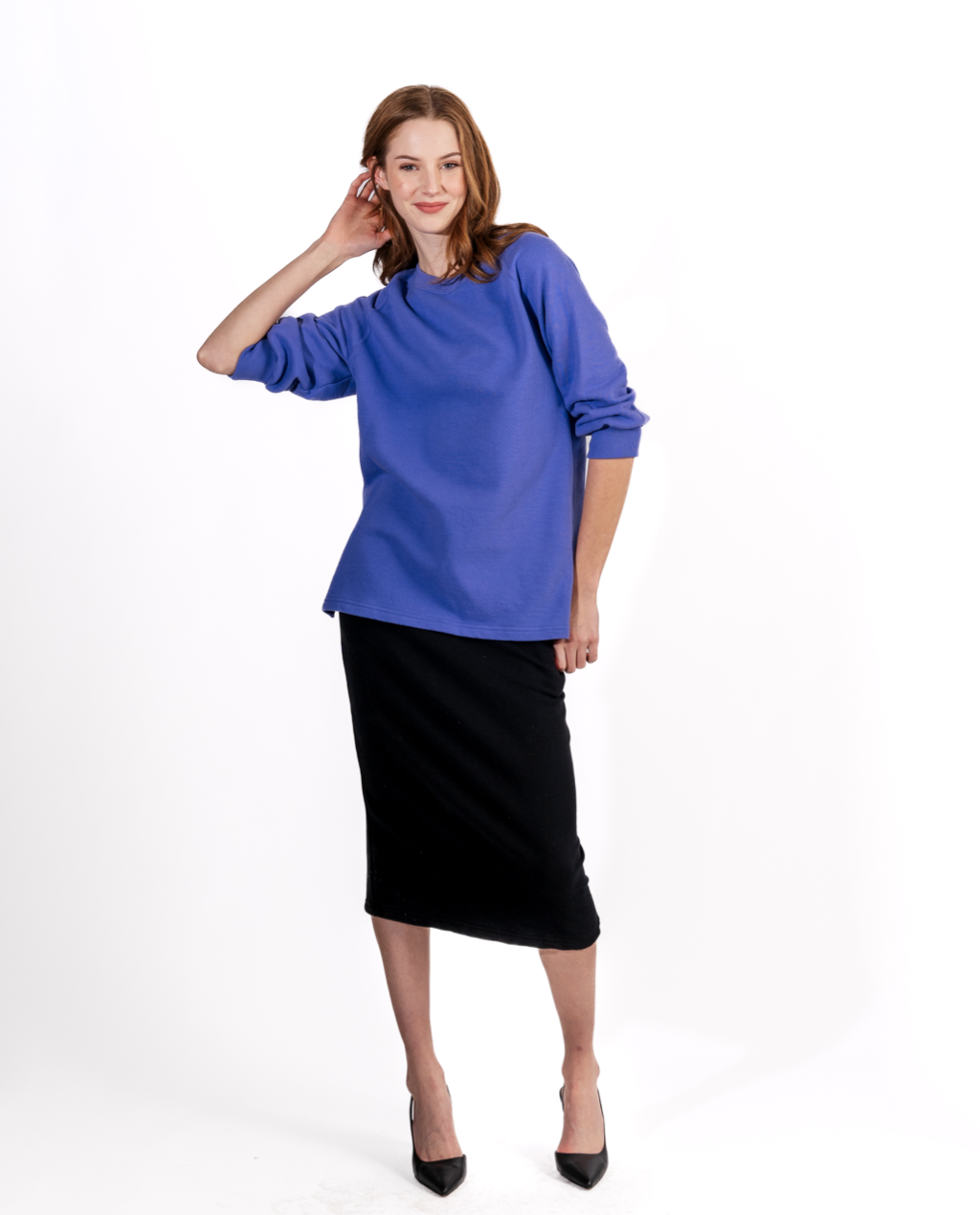 Tannie 3/4 Puff Sweatshirt